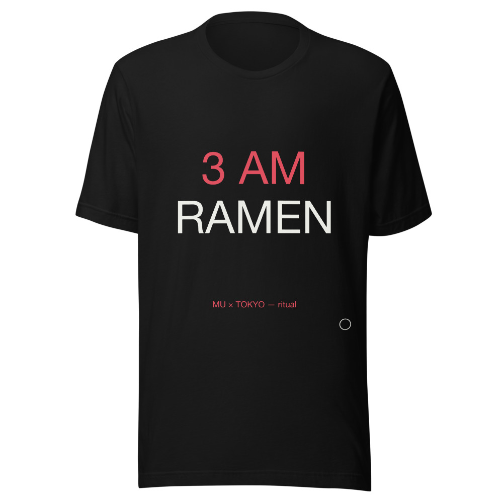 3AM RAMEN Tee Black