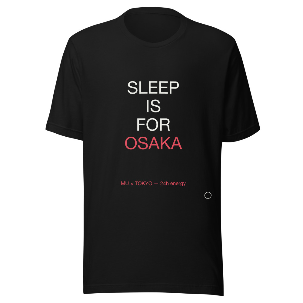 SLEEP OSAKA Tee Black