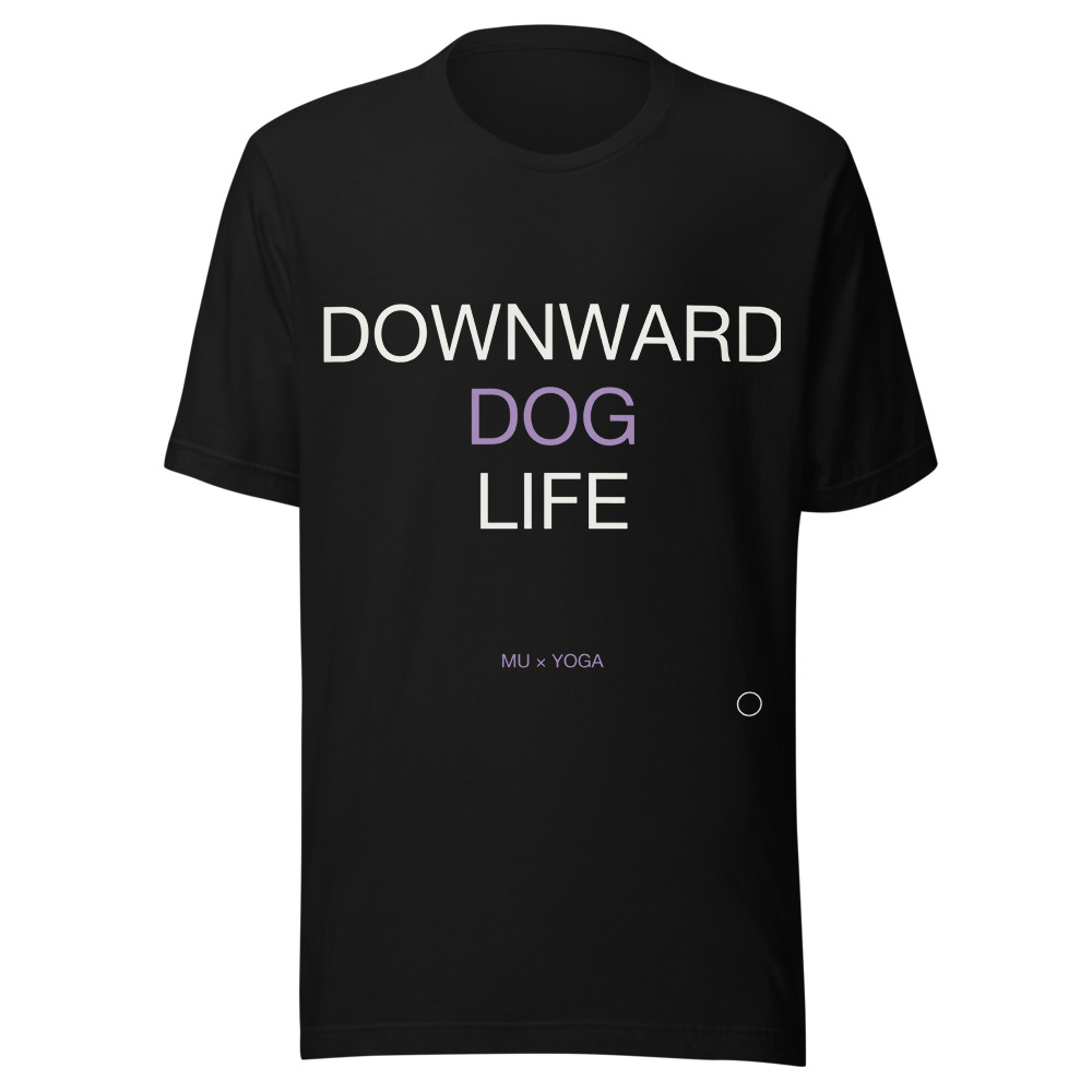 DOWNWARD DOG Tee Black