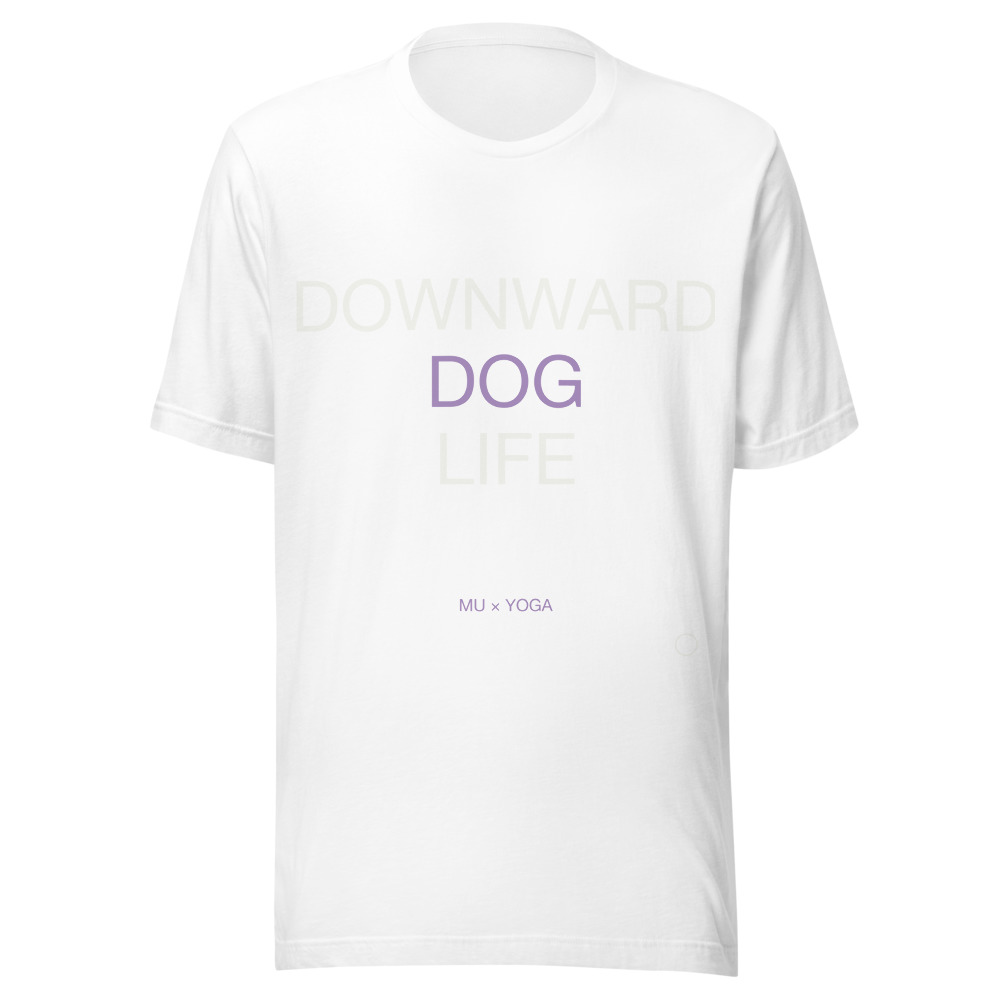 DOWNWARD DOG Tee White