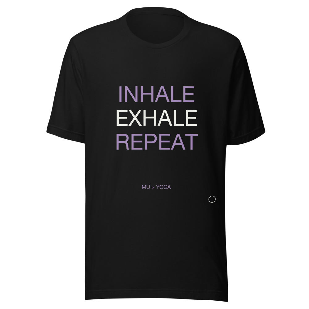 INHALE Tee Black