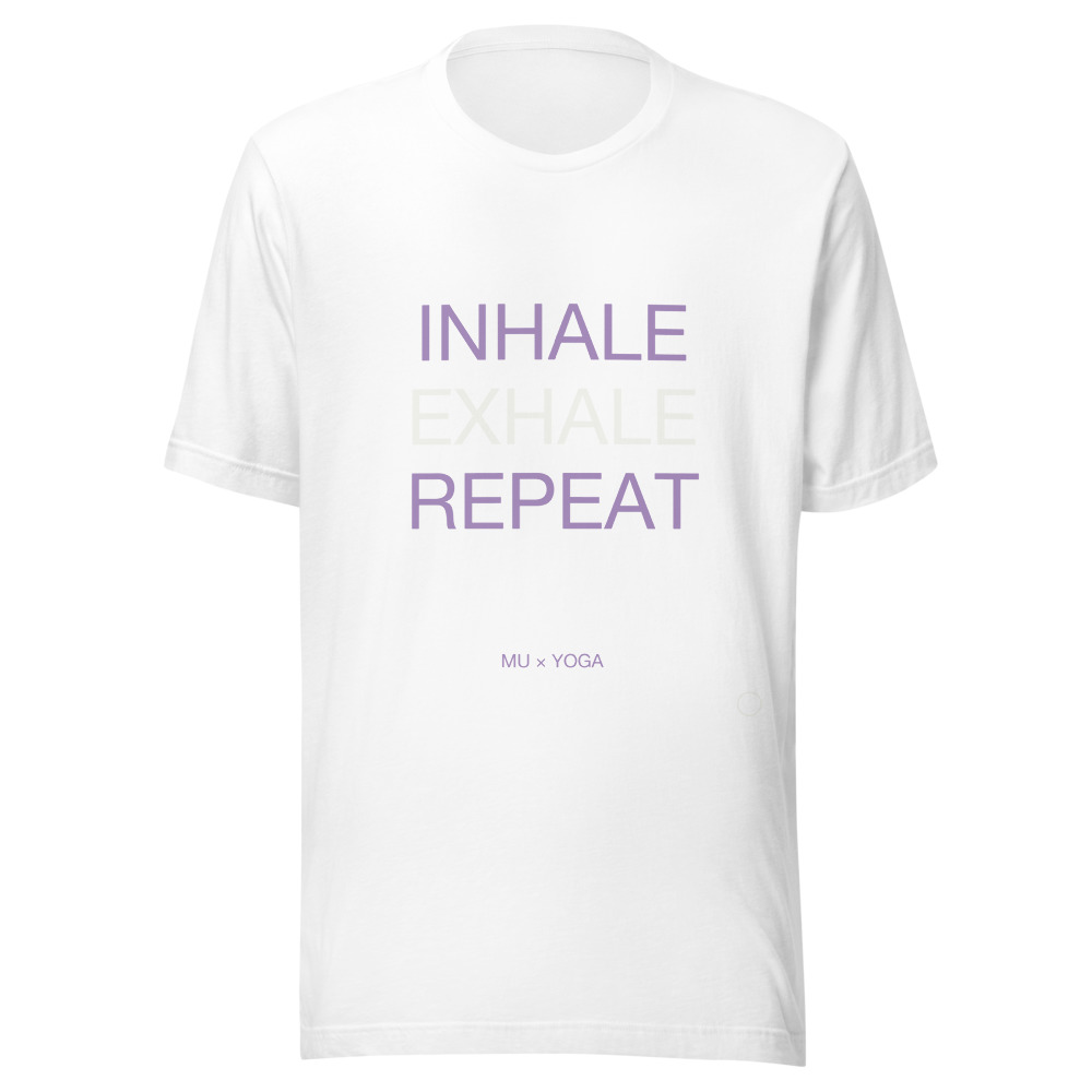 INHALE Tee White