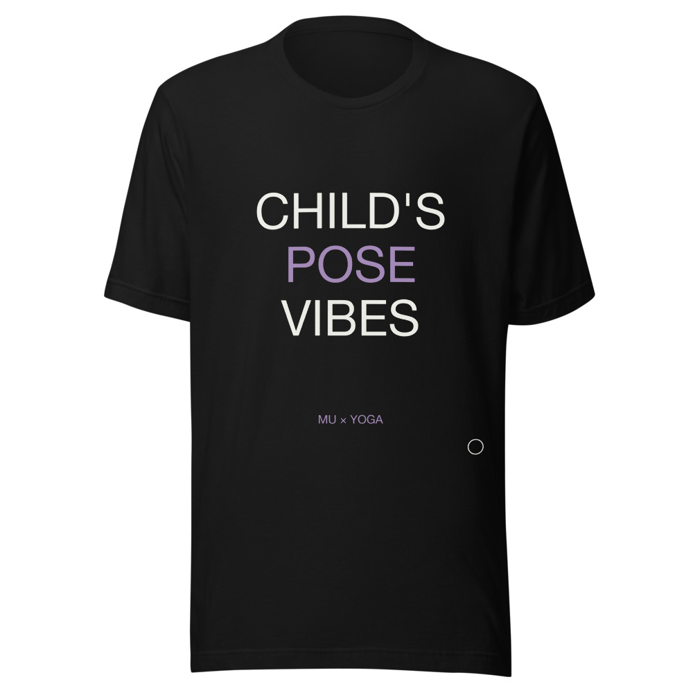 CHILDS POSE Tee Black