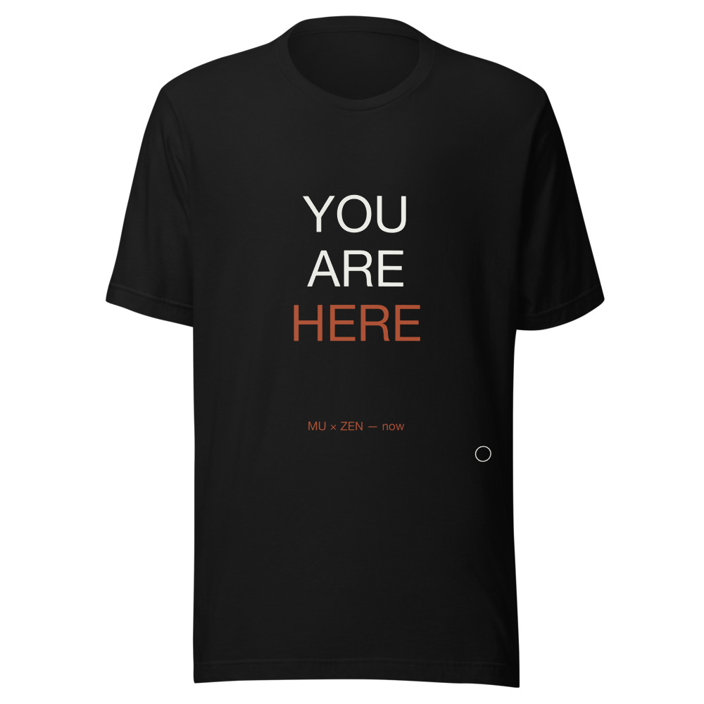 YOU ARE HERE Tee Black